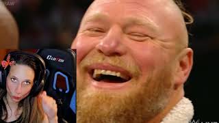 WWE Raw Brock Lesnar has FUNNY jokes for Bobbly Lashley 1/10/22