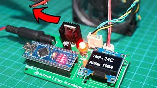 How to Make Temperature Controlled PWM Fan Controller Using ARDUINO and THERMISTOR