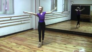 balet training pointe  pirouettes turn
