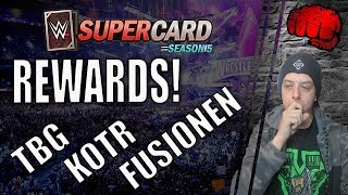 20 Minuten nur Rewards! KOTR´s - TBG´s - Gold u. WM35 Fusionen | WWE SuperCard