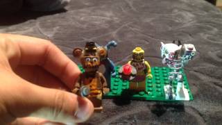 Lego Fnaf 2 : Custom T. Freddy, T. Bonnie, T. Chica and Mangle (T. Foxy) minifigs
