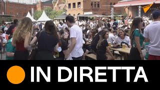 Berlino: persone si radunano per guardare la partita Inghilterra-Germania