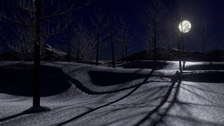 Blender 2.72 Tutorial - Create a Snowy Moonlit Landscape