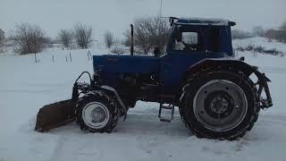 Турбо МТЗ-82 / Розгортання снігу