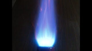 Газовая горелка для горна все очень просто .
