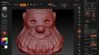 Santa Claus Cinema 4d lowpoly Zbrush Displacement & Normalmap