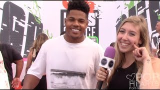 New York Giants' Sterling Shepard Interview - Nickelodeon Kids Choice Sports Awards