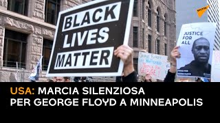 USA: marcia silenziosa per George Floyd a Minneapolis