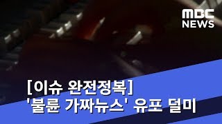 [이슈 완전정복] '불륜 가짜뉴스' 유포 덜미…"일 커질 줄 몰랐다" (2019.02.13/뉴스외전/MBC)