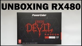 POWERCOLOR RX480 RED DEVIL UNBOXING