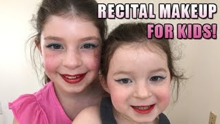 Age Appropriate Dance Recital Makeup For Kids & Todlers