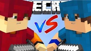 КРАСНЫЕ ПРОТИВ СИНИХ! [MINECRAFT CORES]