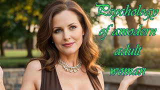 Psychology of a modern adult woman smart, beautiful, and happy | AI art