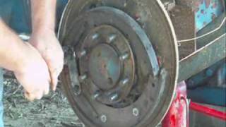 Replacing brake shoes on Ford 3000 tractor