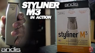 Andis Styliner M3 Clipper In Action | Andis Barber Dave Diggs | 1080p HD