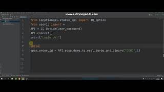 Basic API IQOPTION [PYTHON] EP.59 iqoption demo to real