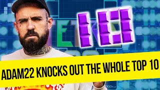 Adam22 Tetris 99 Wins: KNOCKING OUT THE WHOLE TOP 10