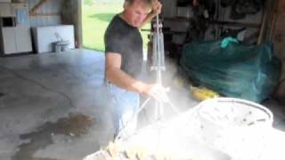 Processing Pekin Ducks with the Featherman Pro Plucker