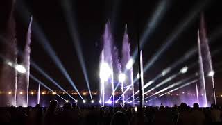 Dancing fountain Klaipėda 2018 part 1,šokantys fontanai Jūros šventė 2018