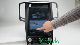 Магнитола в стиле Тесла Infiniti G25 G35 G37