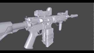 Magpul Industries M4A1 mod WIP - Fallout New Vegas