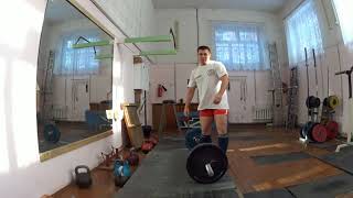 Становая тяга свой вес на 200 повторов