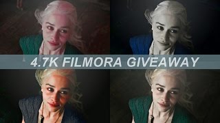 Filmora Giveaway [4.7K] - colorings,transitions,overlays,text...