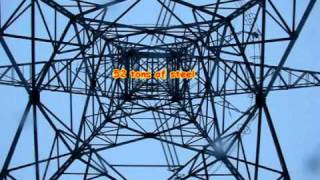 Albertirsa-Zahidnoukrainska 750kV Transmission line in winter