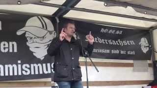 Michael Stürzenberger bei HoGeSa Hannover
