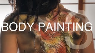 BODY PAINTING|JAPANESE DRAGON3|2 hours finish.