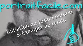 Cours d'initiation au fusain naturel : Exemple de rendu