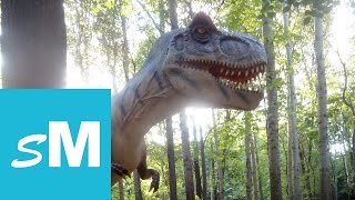 VLOG Динопарк! Супер Макс гуляет среди динозавров в Затерянном мире. Распаковка!