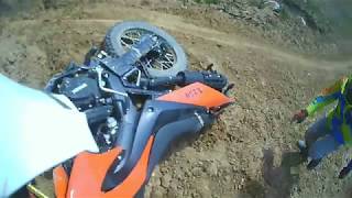 M1NSK - X250 и CX200 первая покатушка по кроссовому треку
