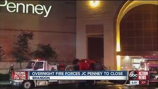Fire inside JCPenny store at Westfield Brandon Mall, damage estimated to be over $1 million