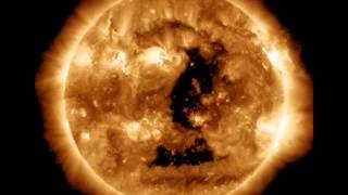 Strange Triangular Shape Of The Coronal Hole Sun