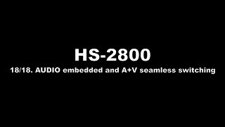 datavideo HS-2800 HD/SD 12-CH Portable Video Studio 18/18