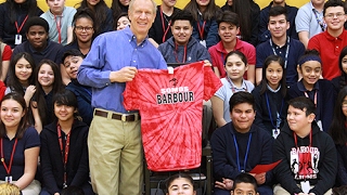 Gov. Bruce Rauner tours Barbour Two-Way Language Immersion  RPS205