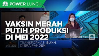 Menteri BUMN Optimistis Vaksin Merah Putih Produksi di Mei 2022