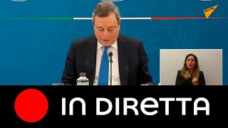 Conferenza stampa del Presidente Draghi
