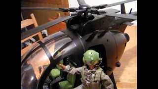 Gi Joe / The Ultimate Soldier AH - 6 Little Bird Helicopter Showcase Video Feb 2009