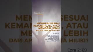#AyatAlkitab | Memberi Sesuai Kemampuan, atau Memberi Lebih Dari Apa yang Kita Miliki?