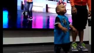 ZUMBA BABY AT 1 1/2 Yrs, Learning dance moves from ZES Michael Thomas