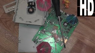 Ремонт дисковода(CD/DVD-ROM)самостоятельно,своими руками/Repair drive with your hands