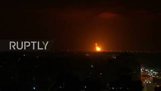 State of Palestine: Israel strikes targets in Gaza in retaliation for incendiary balloons