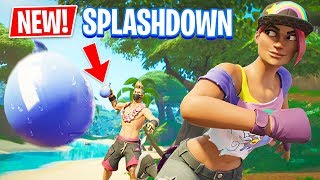 NEW Splashdown LTM in Fortnite Battle Royale!! (WATER BALLOON FIGHT)