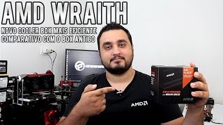 AMD Wraith - Testes do novo cooler box da AMD em comparação com o cooler box antigo (FX 8370)
