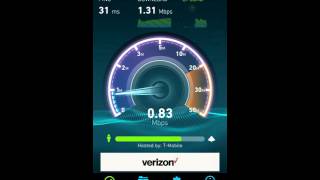T-Mobile Band 12 Speed Test (Detroit)