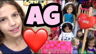 Decorating American Girl Doll House For Valentines