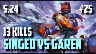 Snowday Singed Top (Absolute Stomp Carry) - League of Legends Gameplay Commentary 25