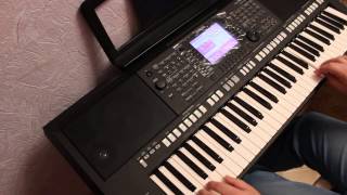 "Крылатые качели" на Yamaha PSR S750.